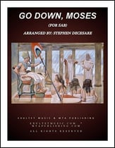 Go Down, Moses (for SAB) SAB choral sheet music cover